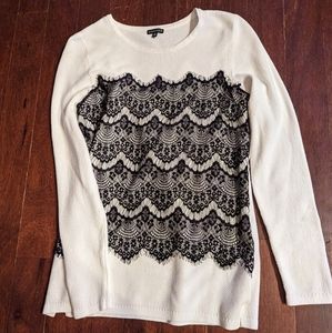 Sweater with Lace